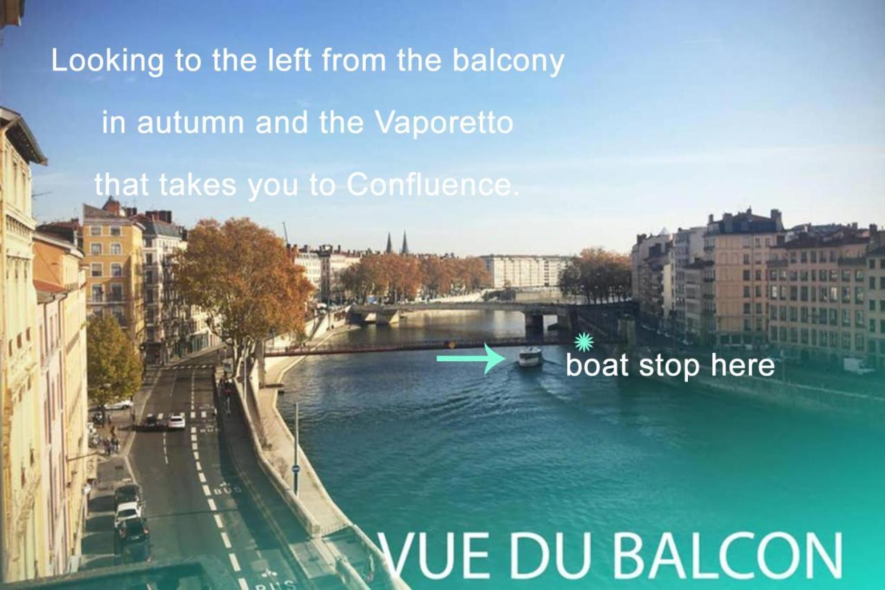 Appartement Haussmannien D'Artiste, Exception, Quai De Saone Balcon+Parking Lyon Exteriör bild