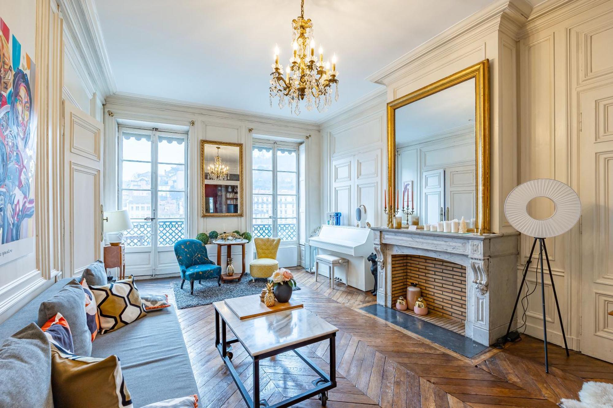 Appartement Haussmannien D'Artiste, Exception, Quai De Saone Balcon+Parking Lyon Exteriör bild